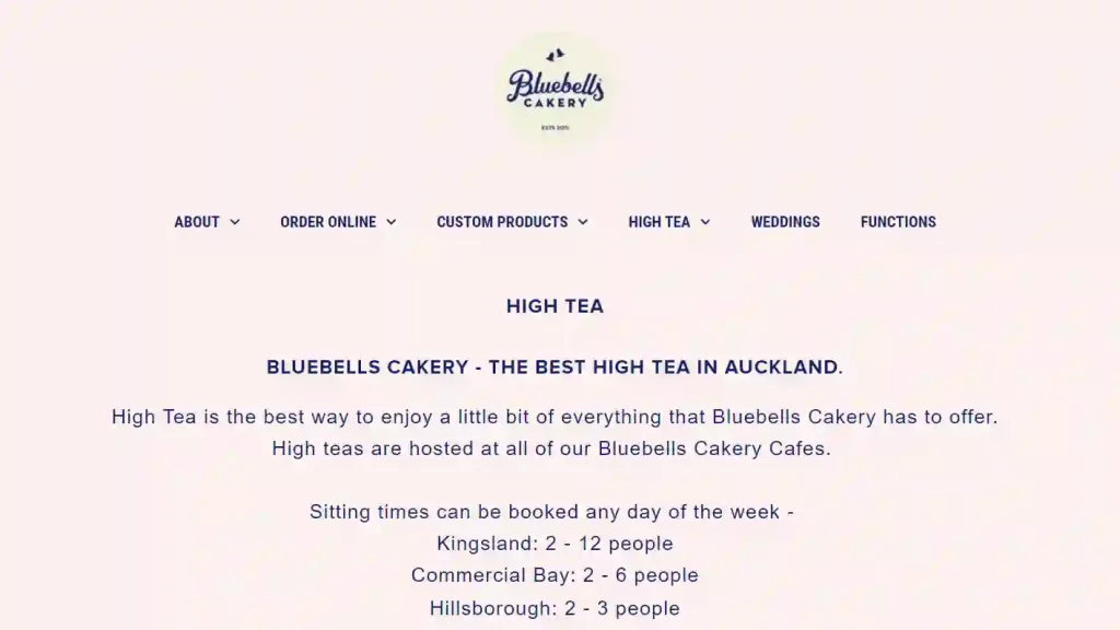 Bluebells Cakery