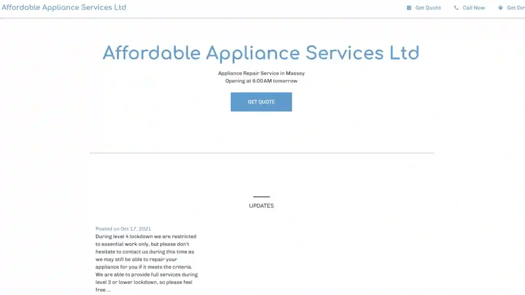 Affordable Appliance