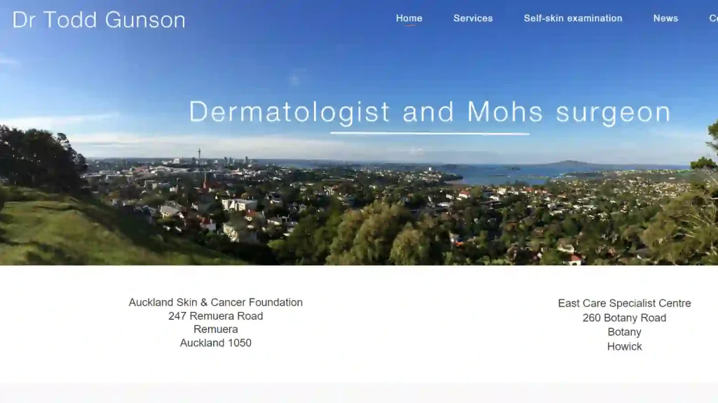 Dr Todd Gunson, Dermatologist