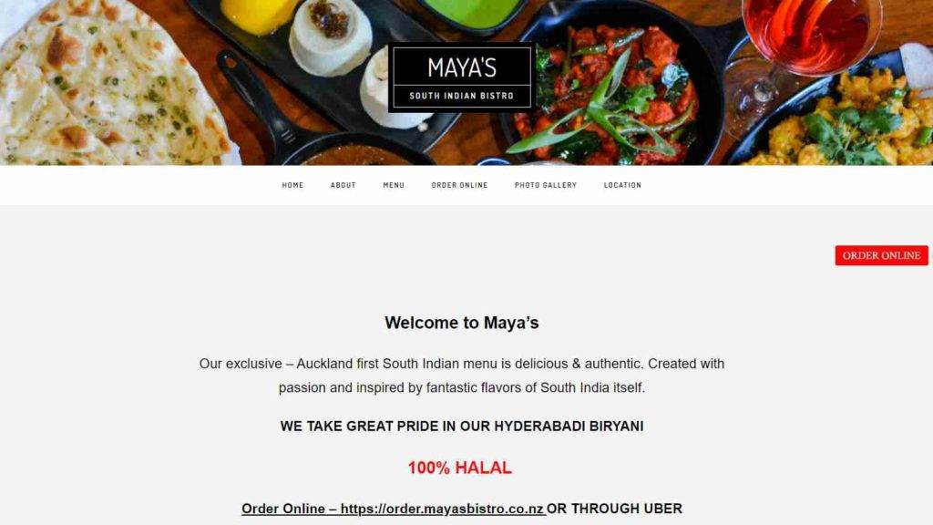 Maya’s South Indian Bistro 