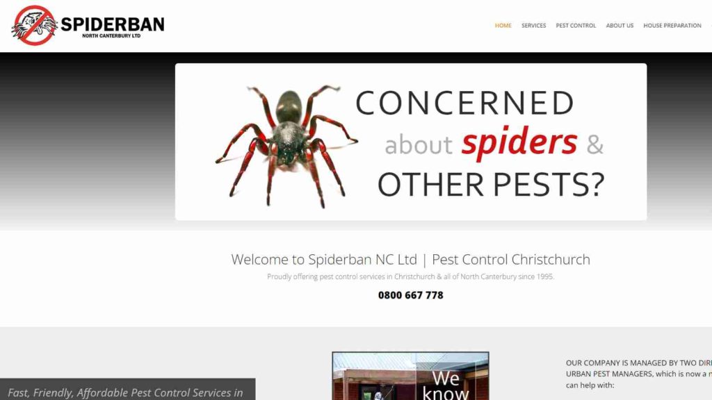 Spiderban North Canterbury Ltd